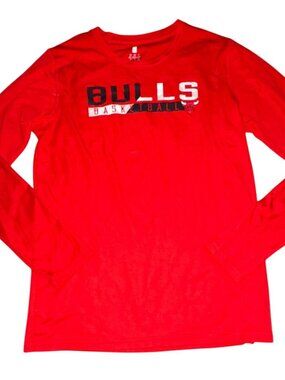 NBA Youth Athletic Style Long Sleeve T-Shirt-Chicago Bulls-18/20 (XL)-GUC